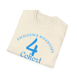 Cohort 4 T‑Shirt — "Excellence. No Excuses." Light Blue Class Tee