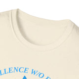 Cohort 4 T‑Shirt — "Excellence. No Excuses." Light Blue Class Tee