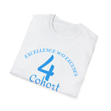 Cohort 4 T‑Shirt — "Excellence. No Excuses." Light Blue Class Tee