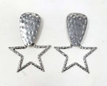 Silver Star Earrings