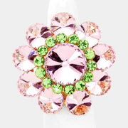 Bling Ring in Pink and Green