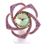 Abstract Rose Stretch Ring