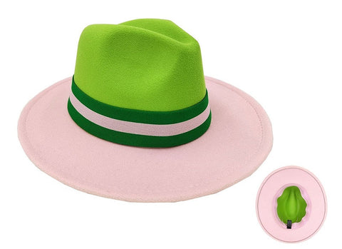 Fedora Pink and Green