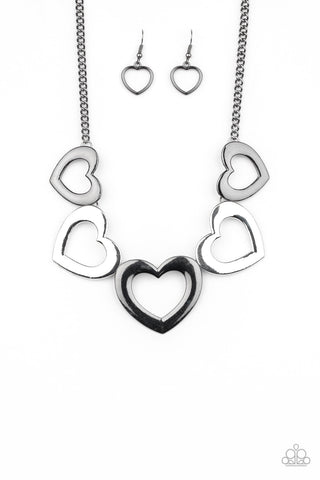 Hearty Hearts - Multi - Black - Silver
